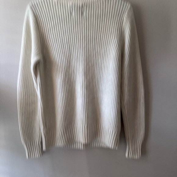Abercrombie & Fitch Womens Size Mivory Cable Nit Sweater - Picture 3 of 3